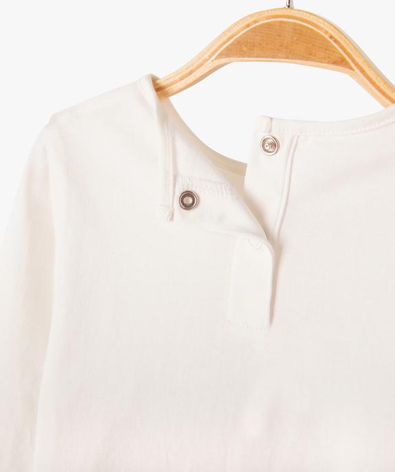 Tee-shirt à manches longues spécial Noël bébé fille vue4 - GEMO(BEBE DEBT) - GEMO