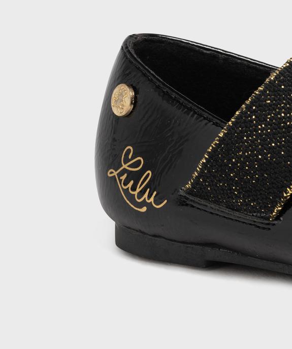 Ballerines vernies à large bride pailletée fille - LuluCastagnette vue6 - LULU CASTAGNETT - GEMO