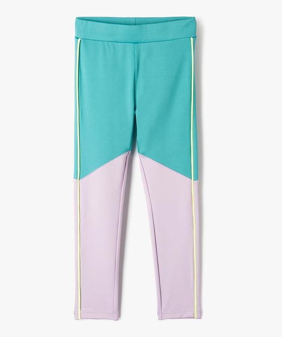 Leggings tricolore spécial sport fille  vue1 - GEMO (ENFANT) - GEMO