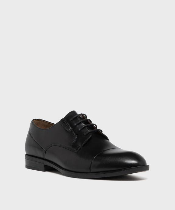 Derbies élégants dessus et semelle intérieure cuir homme - Tanéo vue2 - TANEO GEMO FOR GOOD - GEMO