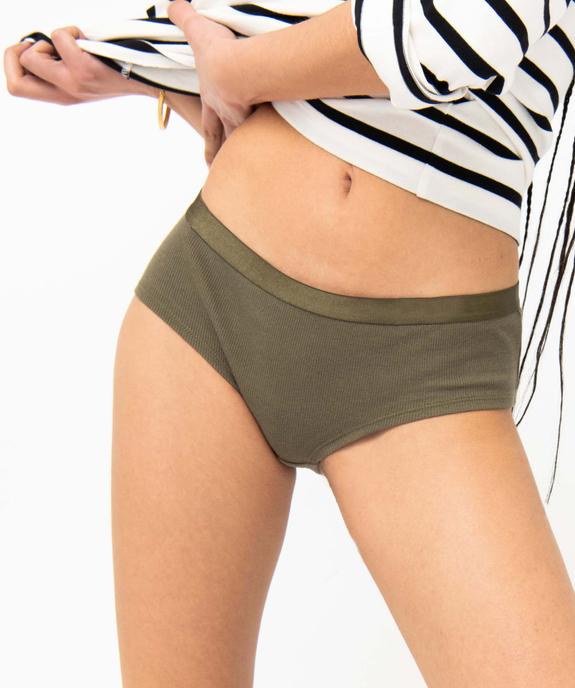 Shorty en maille côtelée femme (lot de 2) vue1 - GEMO 4G FEMME - GEMO