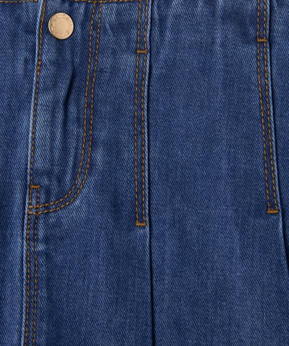 Jupe plissée en jean fille - LuluCastagnette vue2 - LULUCASTAGNETTE - GEMO