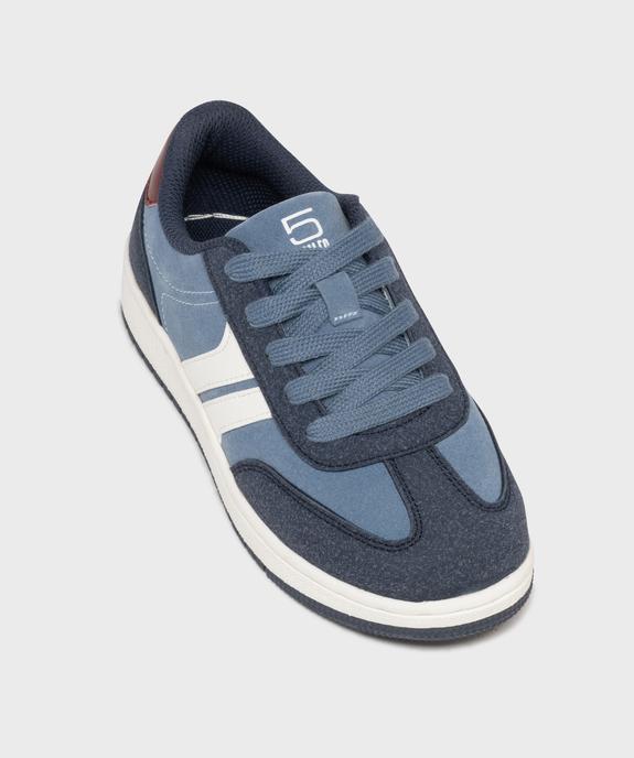 Baskets à lacets multi-matières garçon - 5 Miles vue5 - 5 MILES - GEMO