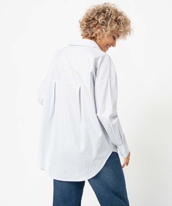 Chemise femme à rayures - LuluCastagnette vue4 - LULUCASTAGNETTE - GEMO