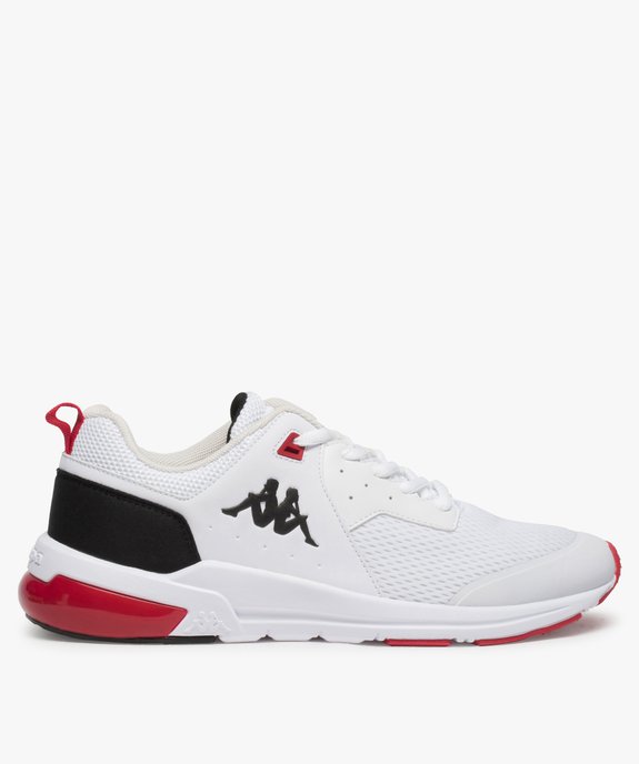 Baskets homme bi-matières colorées à lacets - Kappa vue1 - KAPPA - GEMO