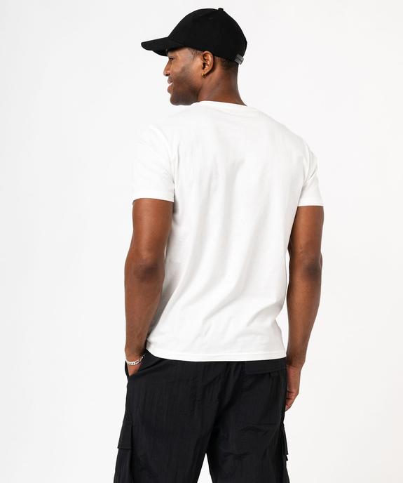 Tee-shirt à manches courtes avec inscription XXL homme vue3 - GEMO (HOMME) - GEMO