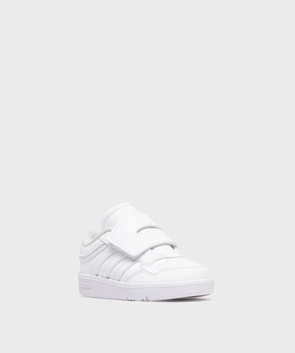 Baskets basses à scratch Hoops bébé garçon - Adidas vue2 - ADIDAS - GEMO