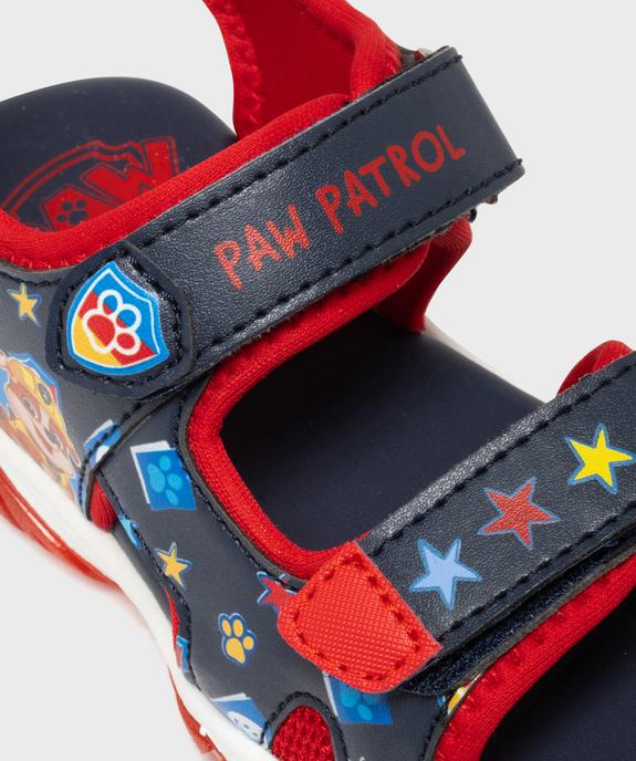 Sandales à scratch look sportswear garçon - La Pat’Patrouille vue6 - PAT PATROUILLE - GEMO