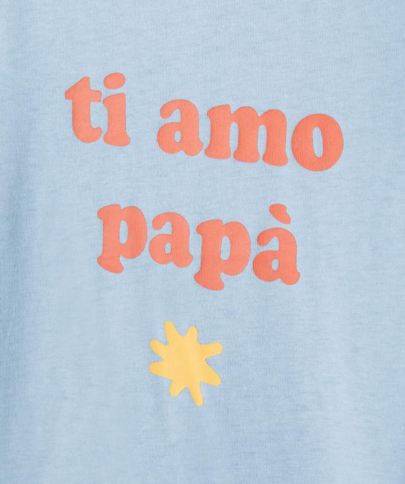 Tee-shirt manches courtes à message bébé garçon vue2 - GEMO(BEBE DEBT) - GEMO