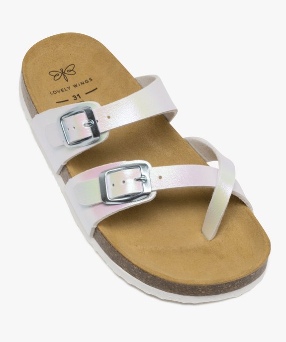Mules à brides croisées et irisées fille vue5 - LOVELY WINGS GEMO FOR GOOD - GEMO