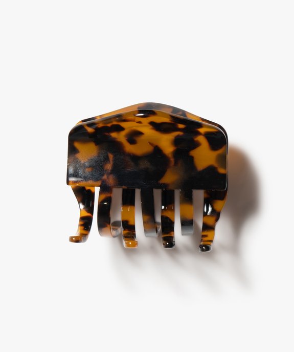 Pince à cheveux femme forme crabe aspect résine vue1 - GEMO - GEMO