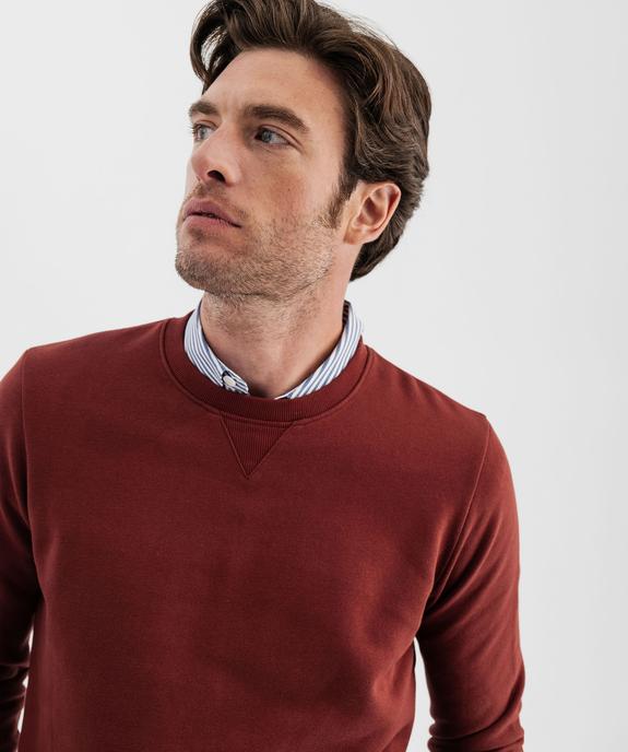Sweat avec intérieur molletonné homme vue2 - GEMO 4G HOMME - GEMO