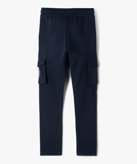 Pantalon cargo en molleton à taille élastiquée garçon - Camps United vue4 - CAMPS - GEMO