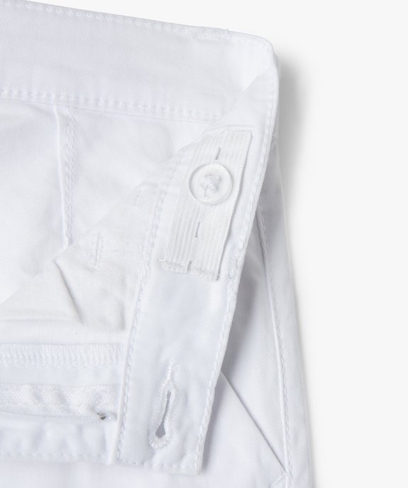 Pantalon chino en coton garçon vue2 - GEMO 4G GARCON - GEMO