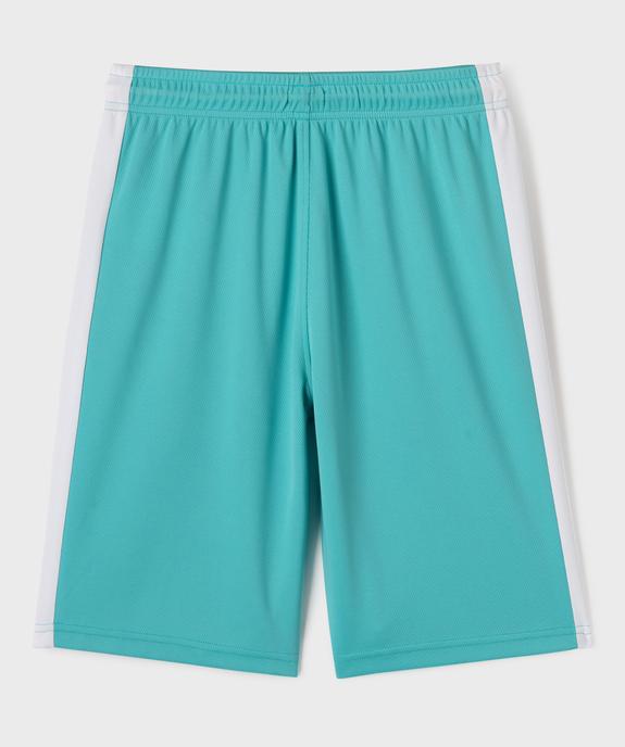 Short de sport en maille fluide avec ceinture ajustable garçon vue3 - GEMO (JUNIOR) - GEMO