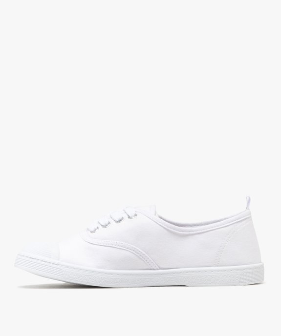 Baskets en toile avec lacets et bout renforcé femme vue11 - VALENTINA BALDA - GEMO