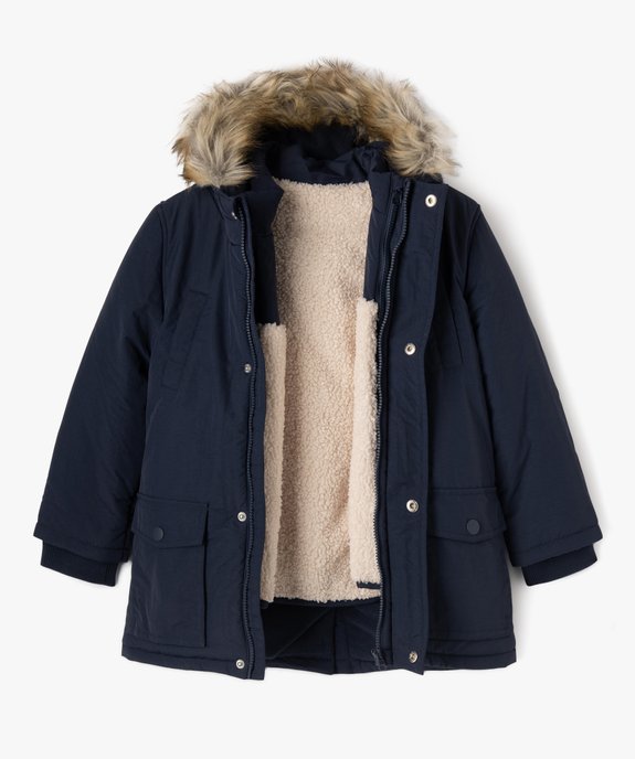 Parka 3 en 1 avec capuche garçon vue3 - GEMO 4G GARCON - GEMO