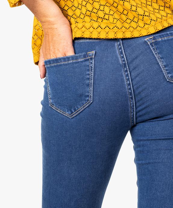 Jean skinny stretch taille haute en Tencel vue2 - FOLLOW ME - GEMO