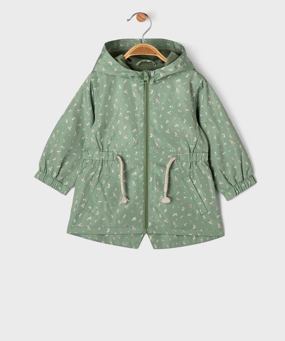 Imperméable déperlant à motifs fleuris bébé fille vue5 - GEMO(BEBE DEBT) - GEMO