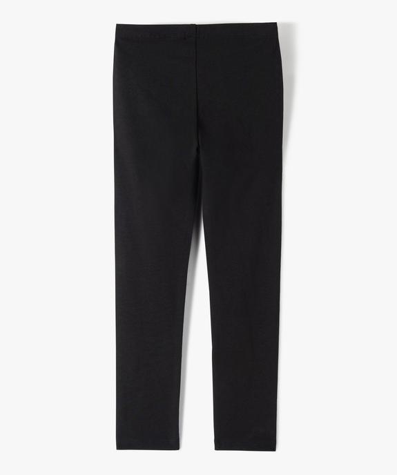 Legging long avec strass argentés fille vue3 - GEMO (ENFANT) - GEMO