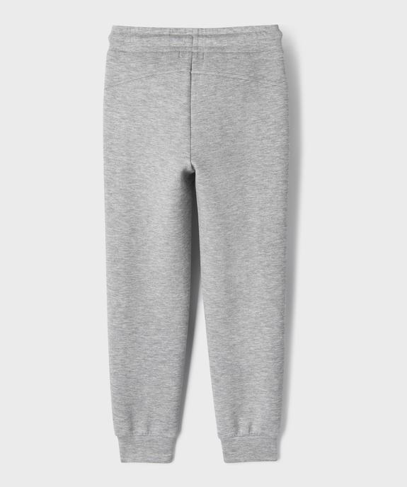 Pantalon de jogging avec poches zippées garçon vue5 - GEMO (ENFANT) - GEMO