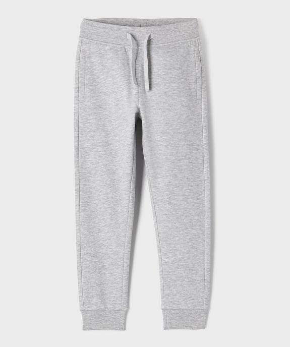 Pantalon de jogging coupe slim garçon vue1 - GEMO (ENFANT) - GEMO