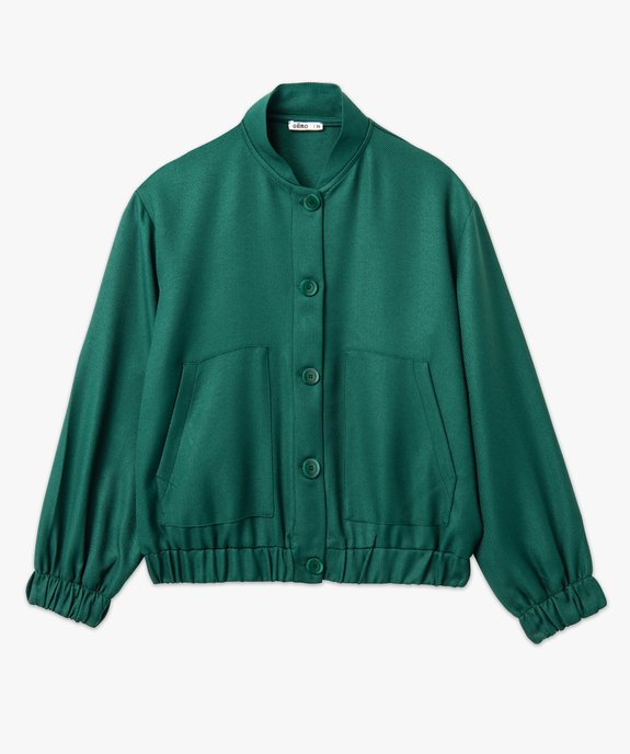 Blouson léger avec fermeture boutonnée femme vue4 - GEMO(FEMME PAP) - GEMO