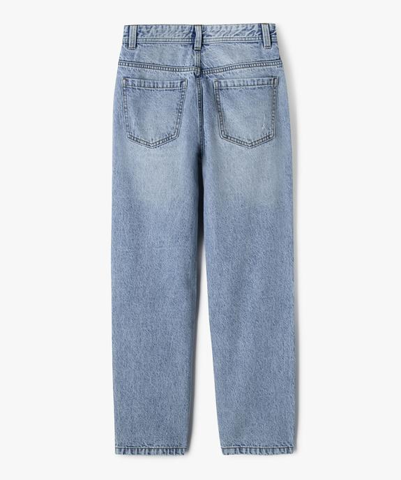 Jean loose aspect usé avec taille ajustable garçon vue5 - GEMO 4G GARCON - GEMO