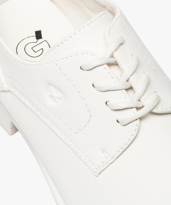 Derbies garçon unies à lacets vue6 - GEMO (ENFANT) - GEMO