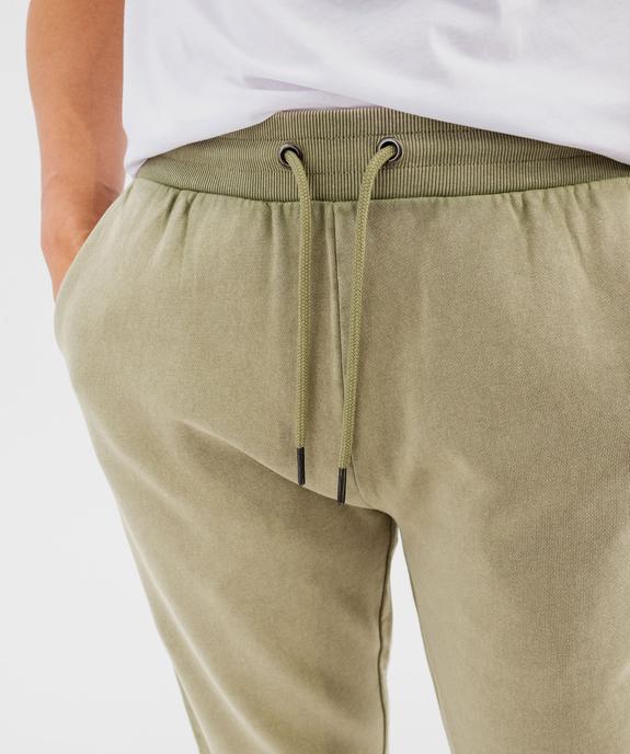 Pantalon de jogging avec intérieur bouclette homme vue2 - GEMO (HOMME) - GEMO