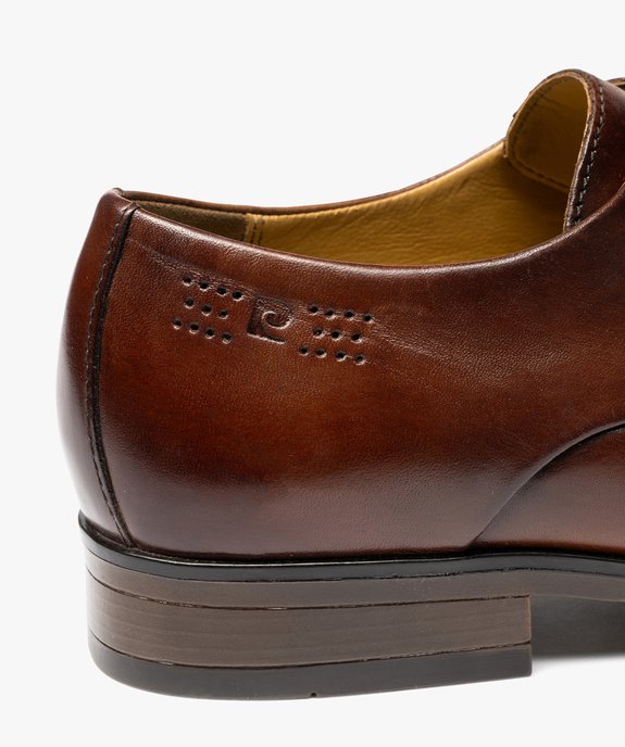 Derby à bout droit dessus cuir homme - Pierre Cardin vue7 - PIERRE CARDIN DIFFUSION - GEMO