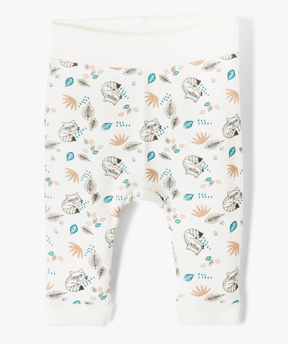 Pantalon souple en maille extensible bébé vue2 - GEMO 4G BEBE - GEMO
