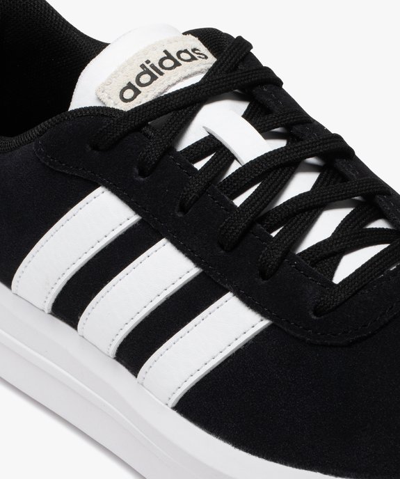 Baskets femme dessus en cuir et à semelle plateforme - Adidas vue6 - ADIDAS - GEMO