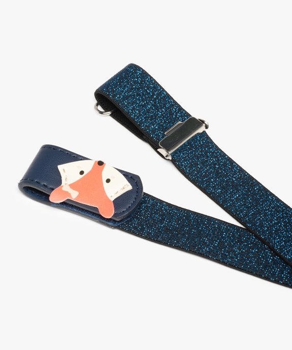 Ceinture fille élastique pailletée avec motif renard vue2 - GEMO (ENFANT) - GEMO