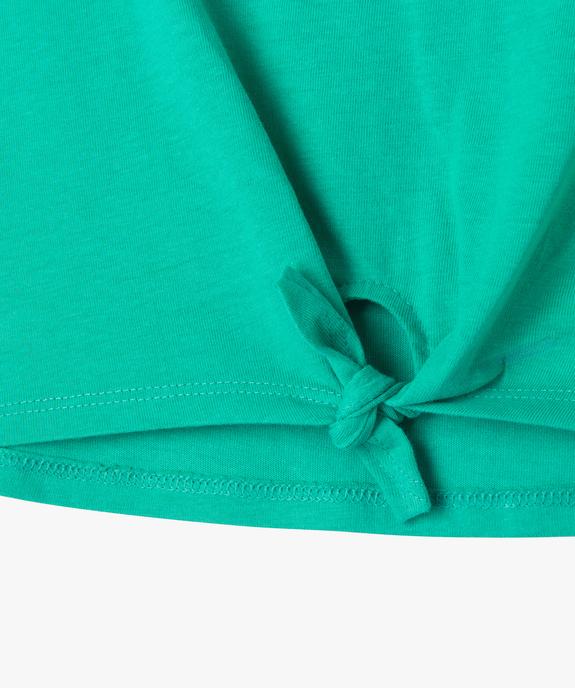 Débardeur imprimé noué à la taille fille vue3 - GEMO (ENFANT) - GEMO