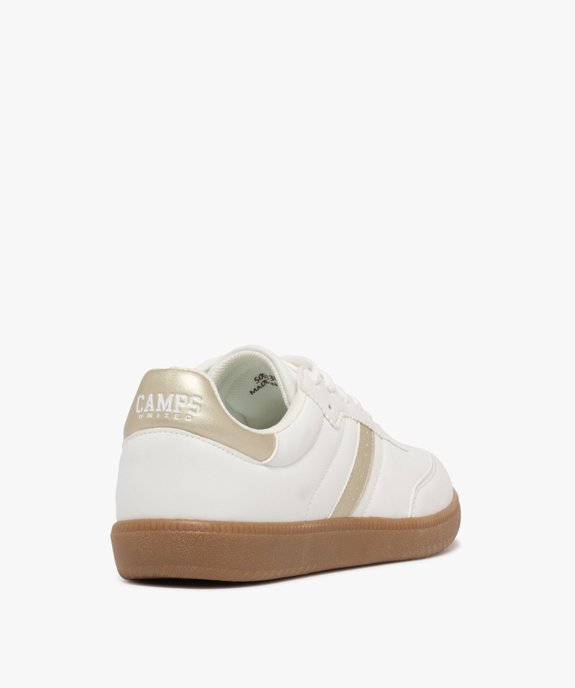 Baskets basses à lacets look rétro femme - Camps United vue4 - CAMPS GEMO FOR GOOD - GEMO