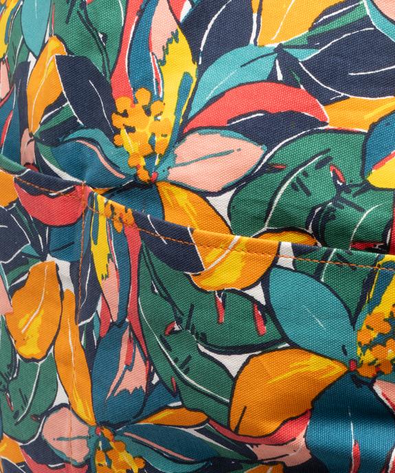 Sac de plage à motifs fleuris format XXL vue3 - GEMO (ACCESS) - GEMO