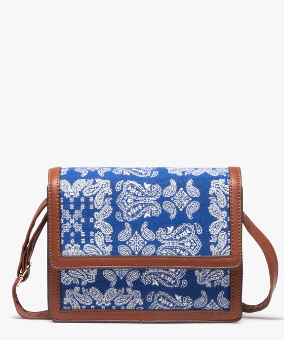 Sac besace compact bimatière format carré vue1 - GEMO (ACCESS) - GEMO