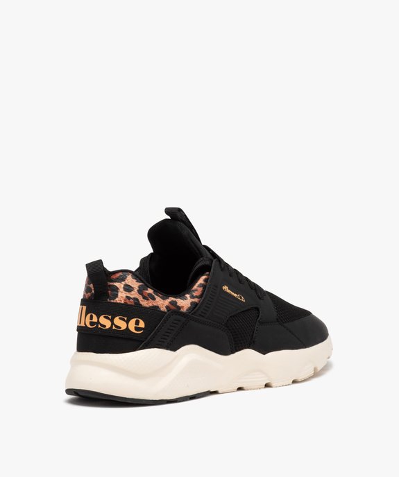 Baskets running en mesh détail léopard femme – Ellesse Stone vue4 - ELLESSE - GEMO