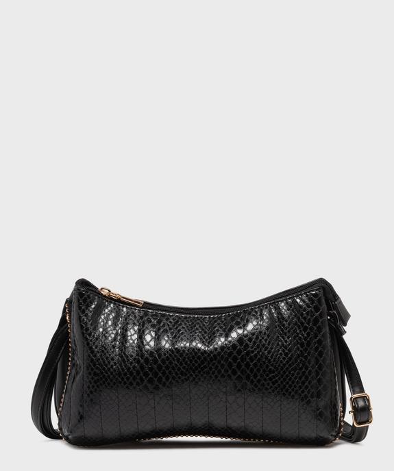 Sac bandoulière compact à perles dorées femme vue1 - GEMO (ACCESS) - GEMO