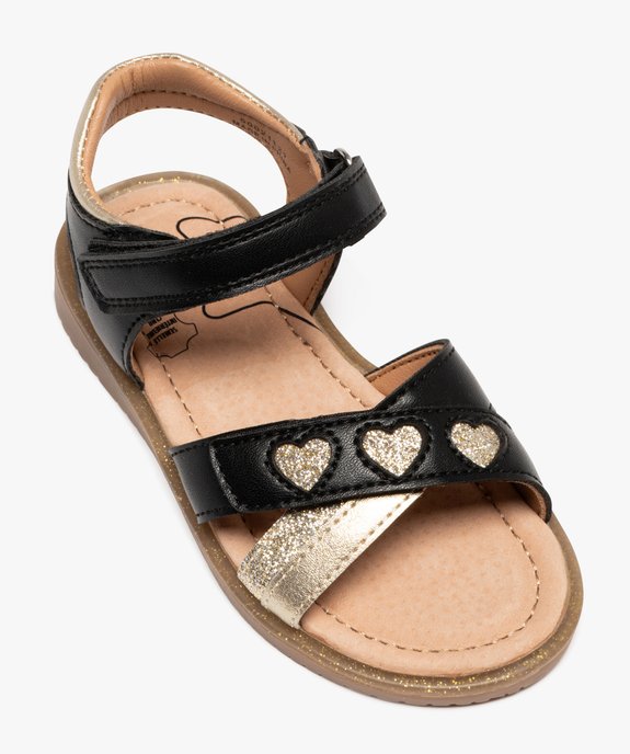 Sandales à brides croisées et paillettes fille vue5 - LOVELY WINGS - GEMO