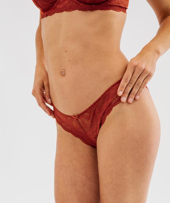 Culotte en dentelle et tulle femme (lot de 2) vue1 - GEMO(HOMWR FEM) - GEMO