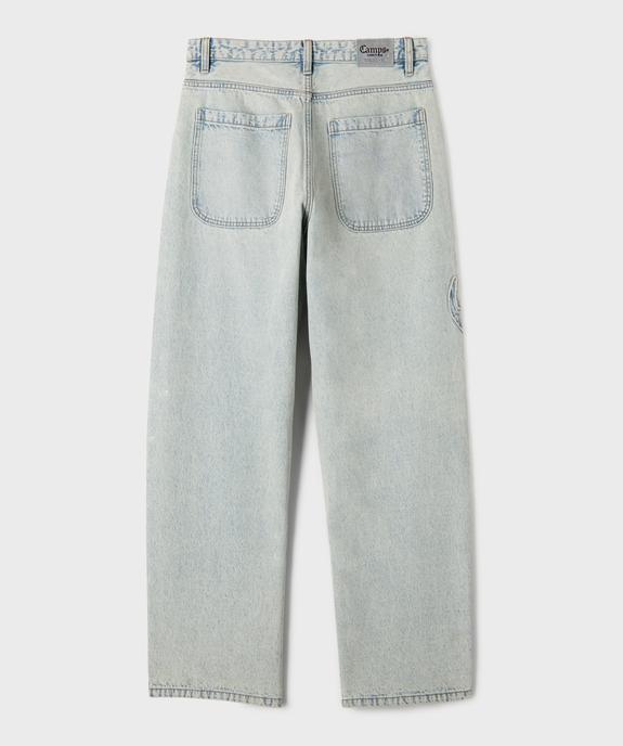 Jean super baggy coloris délavé garçon - Camps United vue3 - CAMPS - GEMO