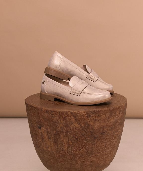 Mocassins métallisés femme - LuluCastagnette vue1 - LULUCASTAGNETTE - GEMO