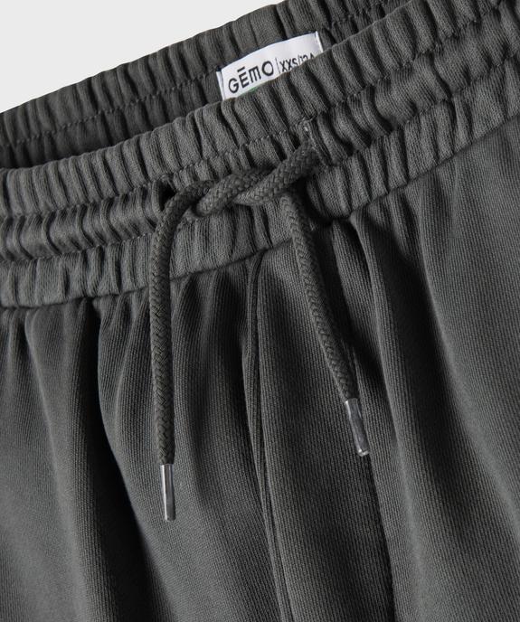 Bermuda en maille French Terry coupe ample garçon vue2 - GEMO 4G GARCON - GEMO