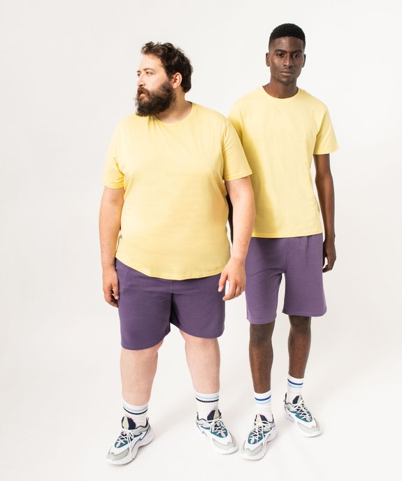 Tee-shirt à manches courtes et col rond homme vue9 - GEMO 4G HOMME - GEMO