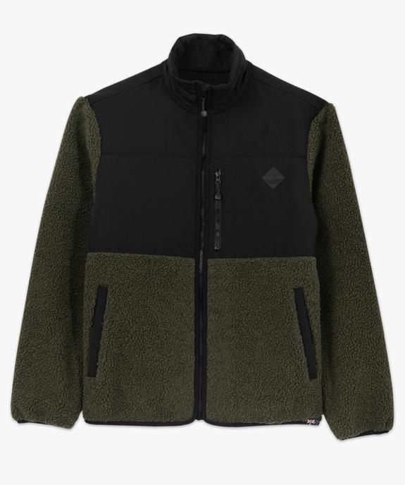 Blouson bi-matières à col montant homme - Roadsign vue4 - ROADSIGN D - GEMO