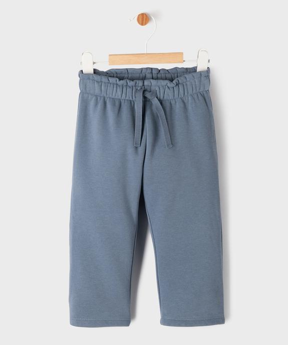 Pantalon de jogging ample avec intérieur molletonné bébé fille vue1 - GEMO 4G BEBE - GEMO