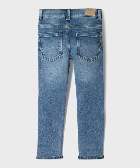 Jean slim délavé en coton stretch garçon - LuluCastagnette vue4 - LULUCASTAGNETTE - GEMO