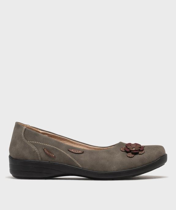 Ballerines confort avec motif fleur en relief femme vue1 - G'FLEX - GEMO